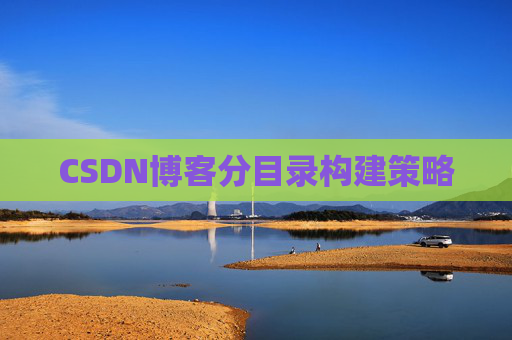 CSDN博客分目录构建策略